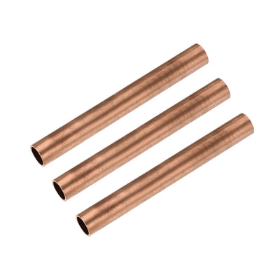 Harfington Uxcell Copper Round Tube, Seamless Straight Tubing