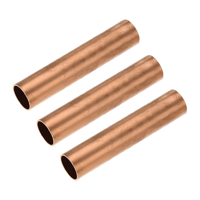 Harfington Uxcell Copper Round Tube, Seamless Straight Tubing