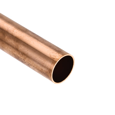 Harfington Uxcell Copper Round Tube, Seamless Straight Tubing