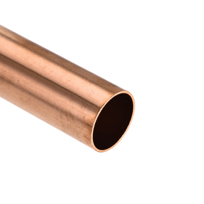 Harfington Uxcell Copper Round Tube, Seamless Straight Tubing