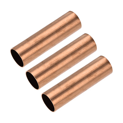 Harfington Uxcell Copper Round Tube, Seamless Straight Tubing