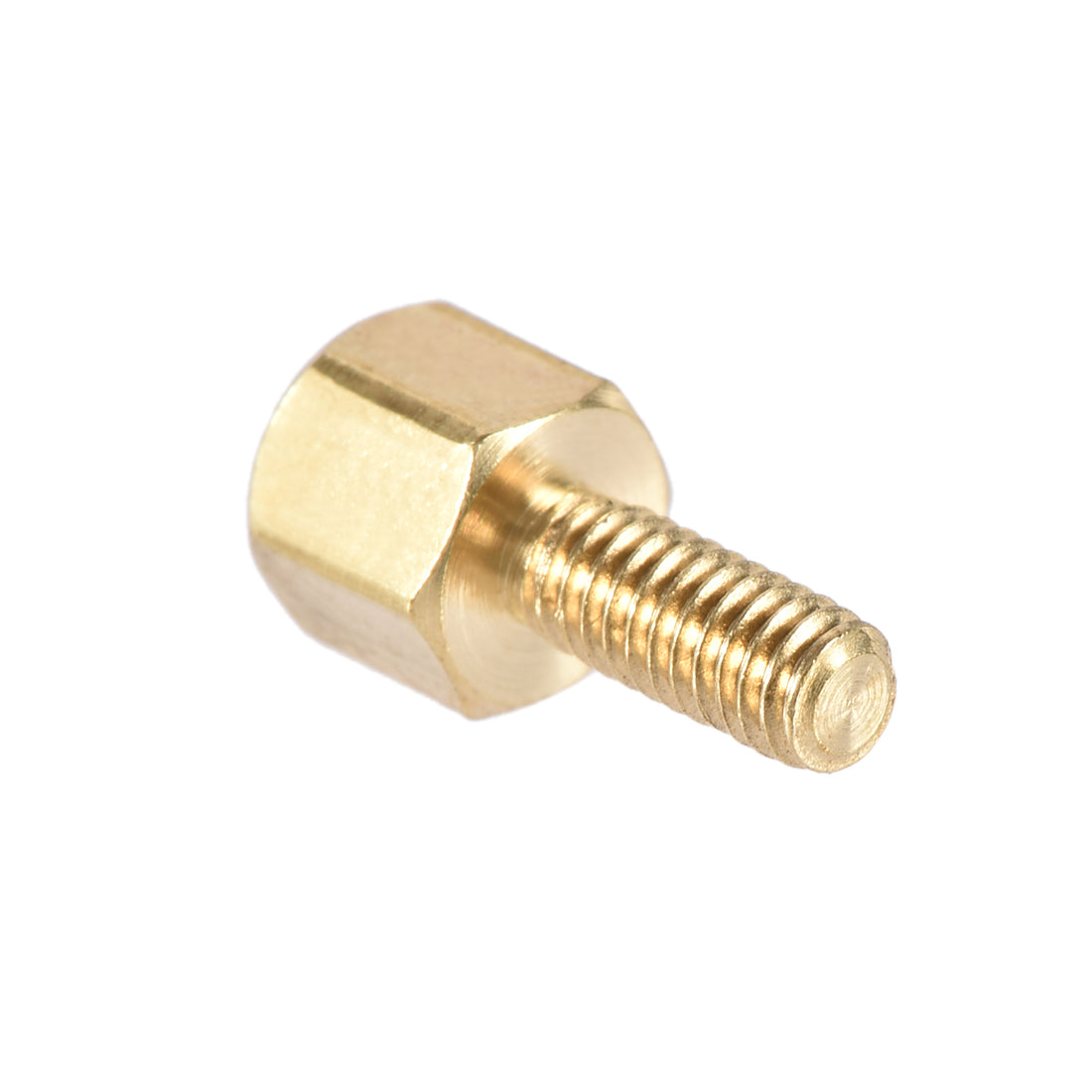 uxcell Uxcell M2.5 Male to Female Hex Brass Spacer Standoff 50pcs