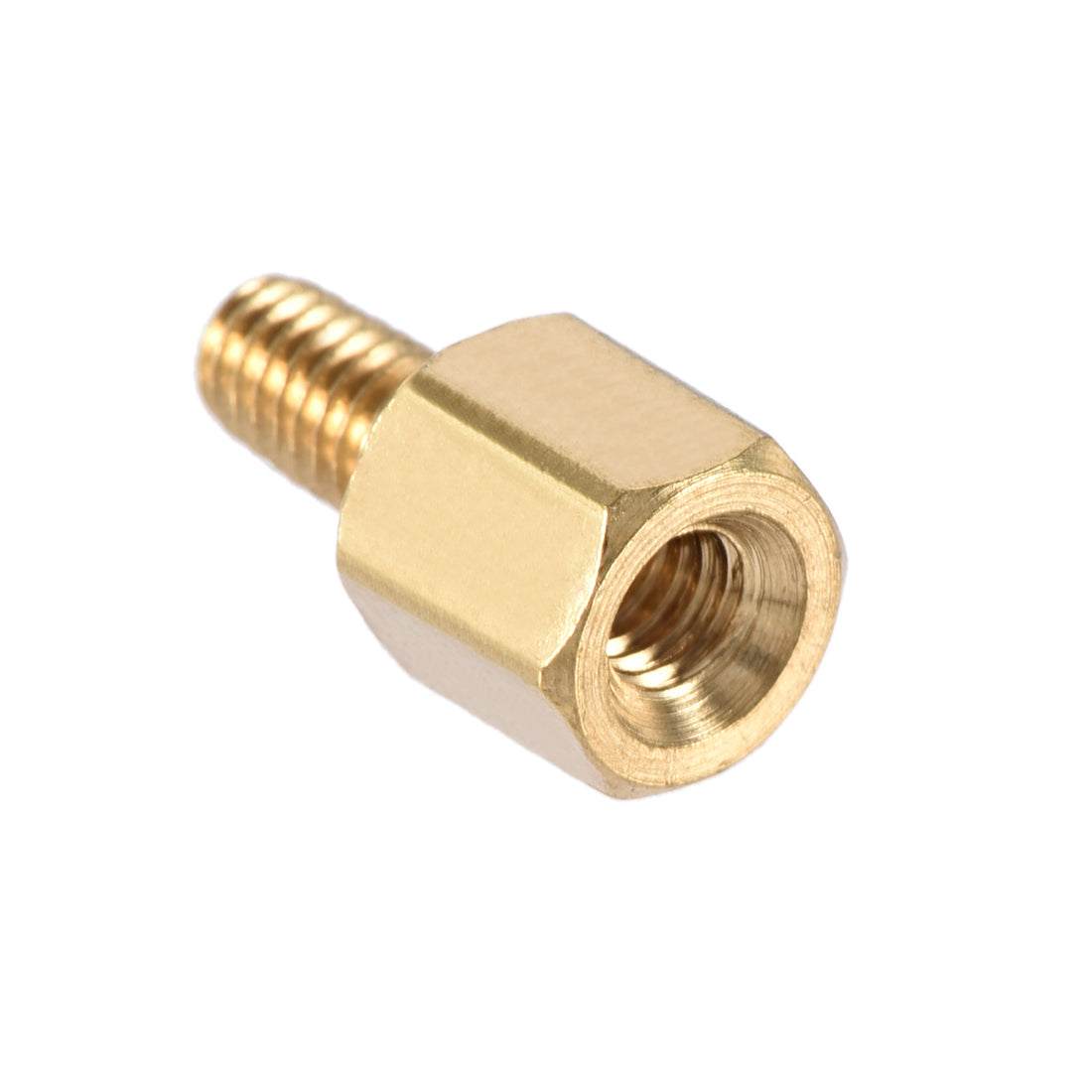 uxcell Uxcell M2.5 Male to Female Hex Brass Spacer Standoff 100pcs