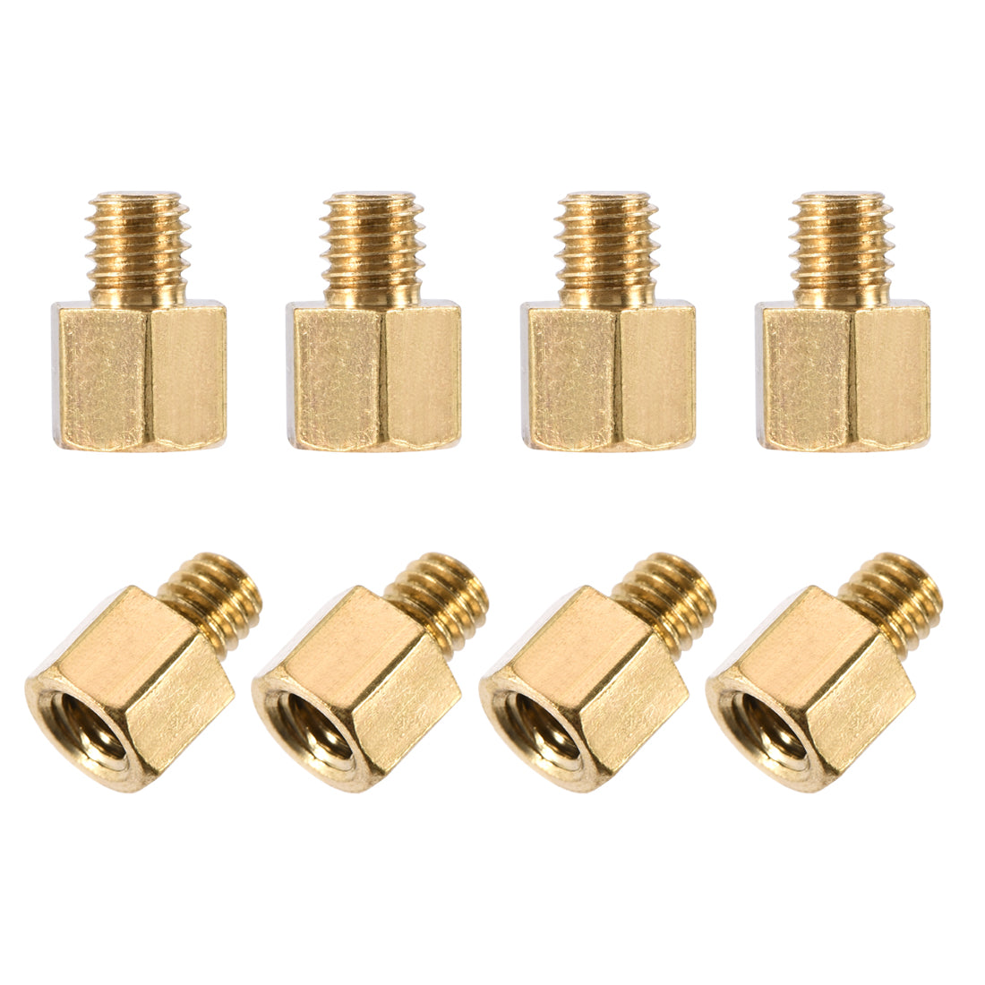 Uxcell M3 Male to Female Hex Brass Spacer Standoff 100pcs | Harfington