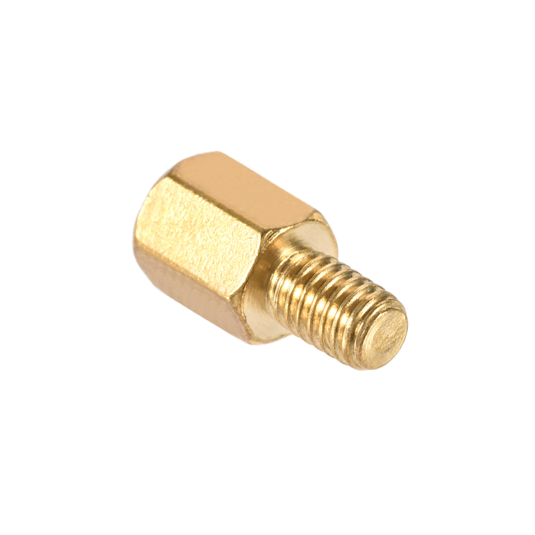 uxcell Uxcell M4 Male to Female Hex Brass Spacer Standoff 5pcs