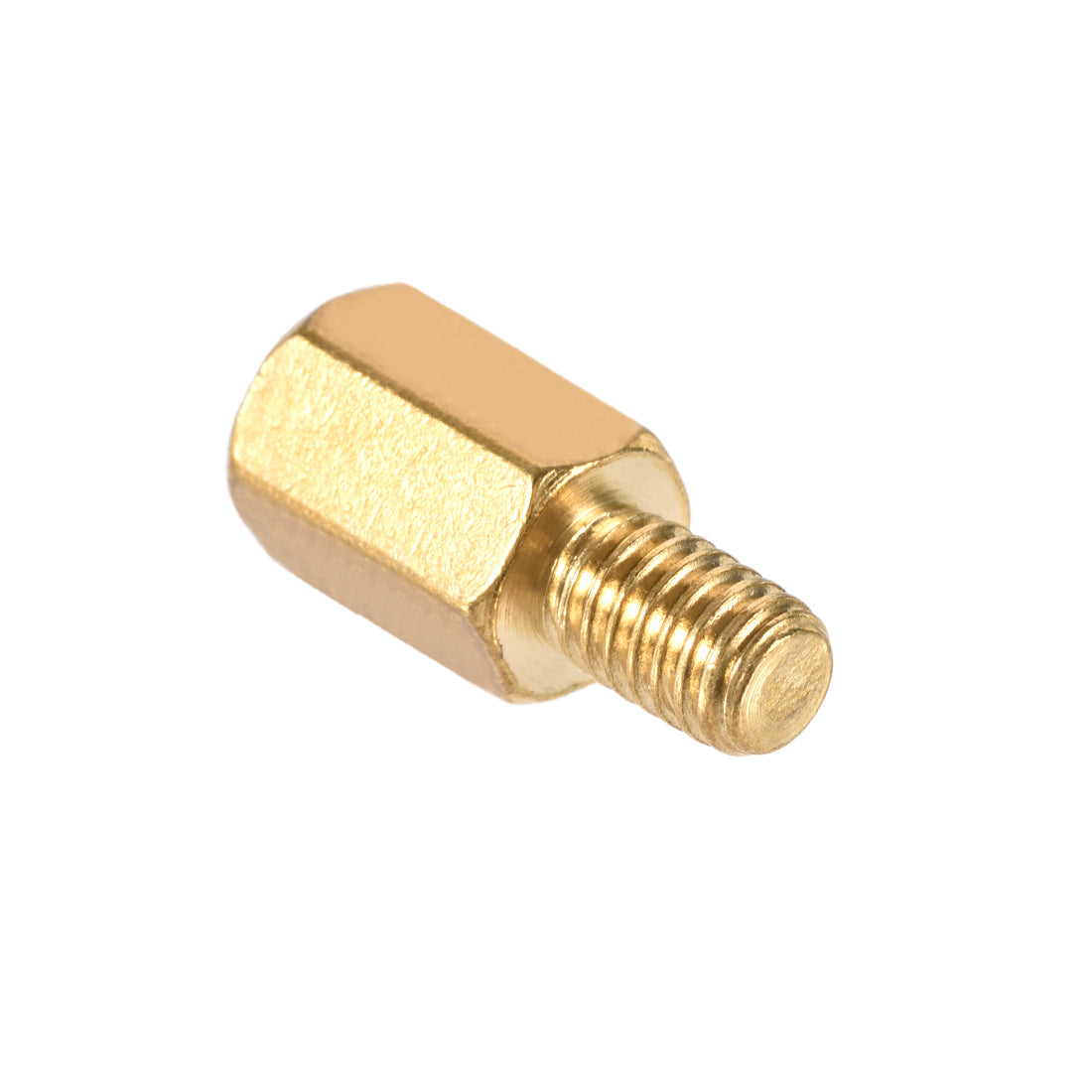 uxcell Uxcell M4 Male to Female Hex Brass Spacer Standoff 5pcs