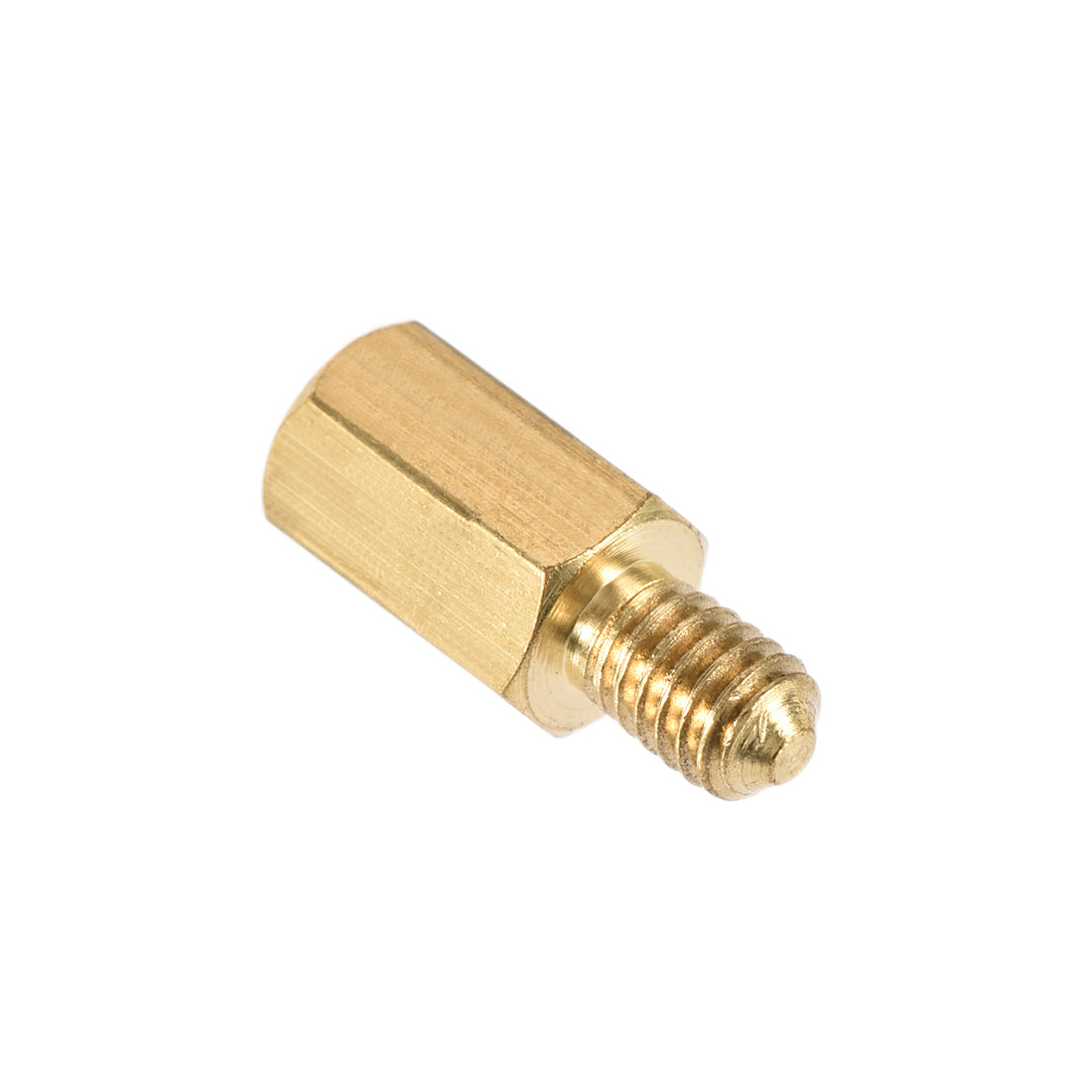 uxcell Uxcell M4 Male to Female Hex Brass Spacer Standoff 5pcs