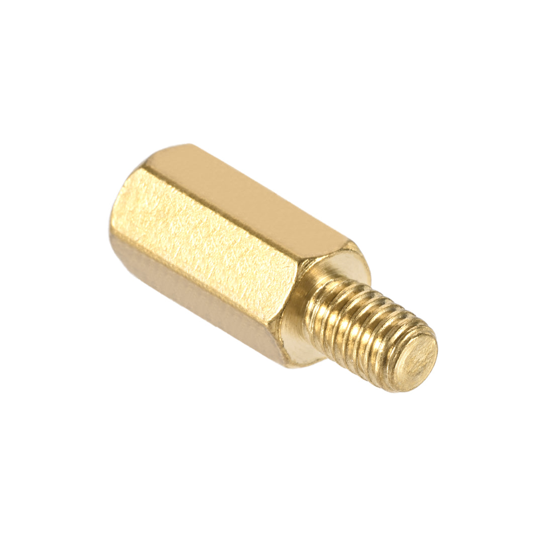 uxcell Uxcell M4 Male to Female Hex Brass Spacer Standoff 5pcs