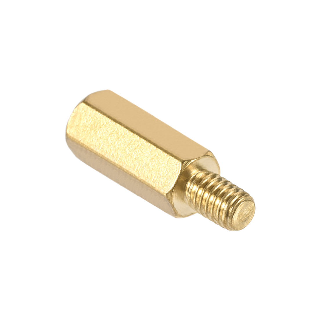 uxcell Uxcell M4 Male to Female Hex Brass Spacer Standoff 5pcs