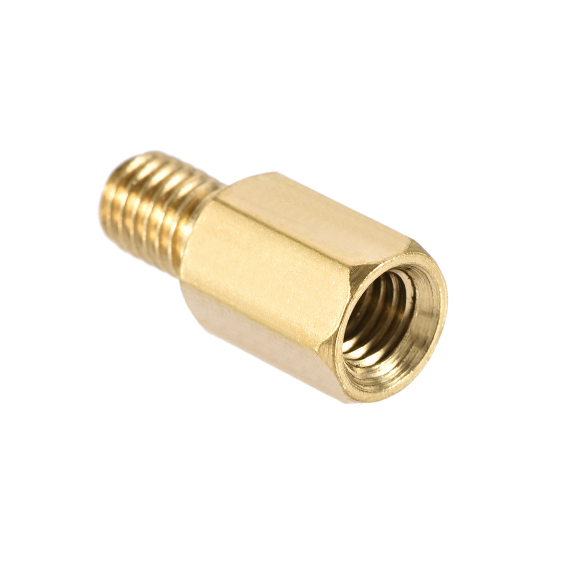 uxcell Uxcell M5 Male to Female Hex Brass Spacer Standoff 5pcs