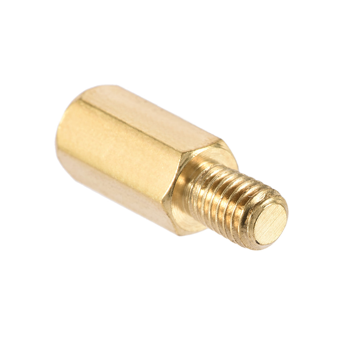 uxcell Uxcell M5 Male to Female Hex Brass Spacer Standoff 5pcs