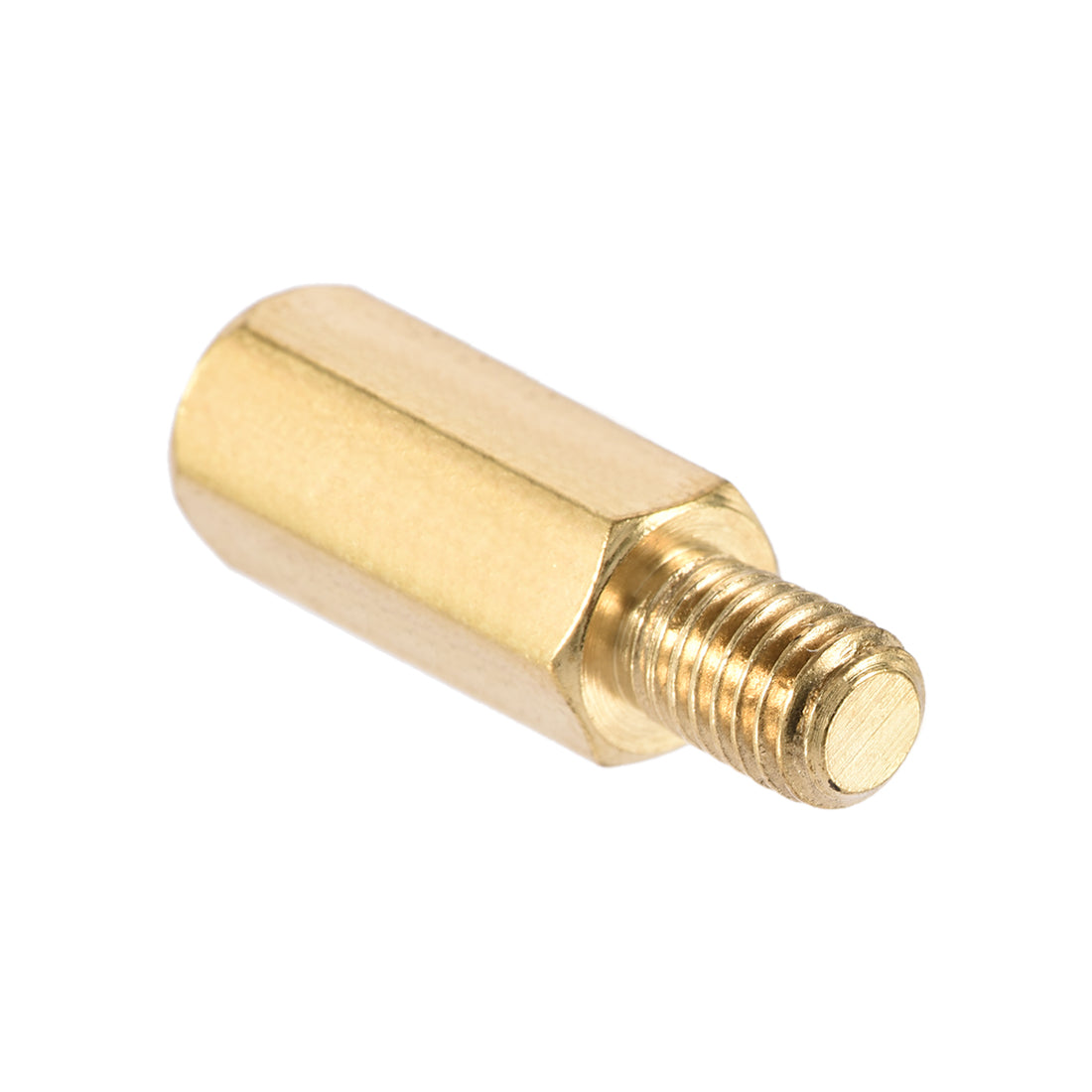 uxcell Uxcell M5 Male to Female Hex Brass Spacer Standoff 5pcs