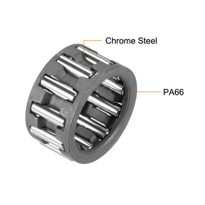 Harfington Uxcell K162212 Needle Roller and Cage Assembly 16mm Bore 22mm O.D 12mm Width 2pcs