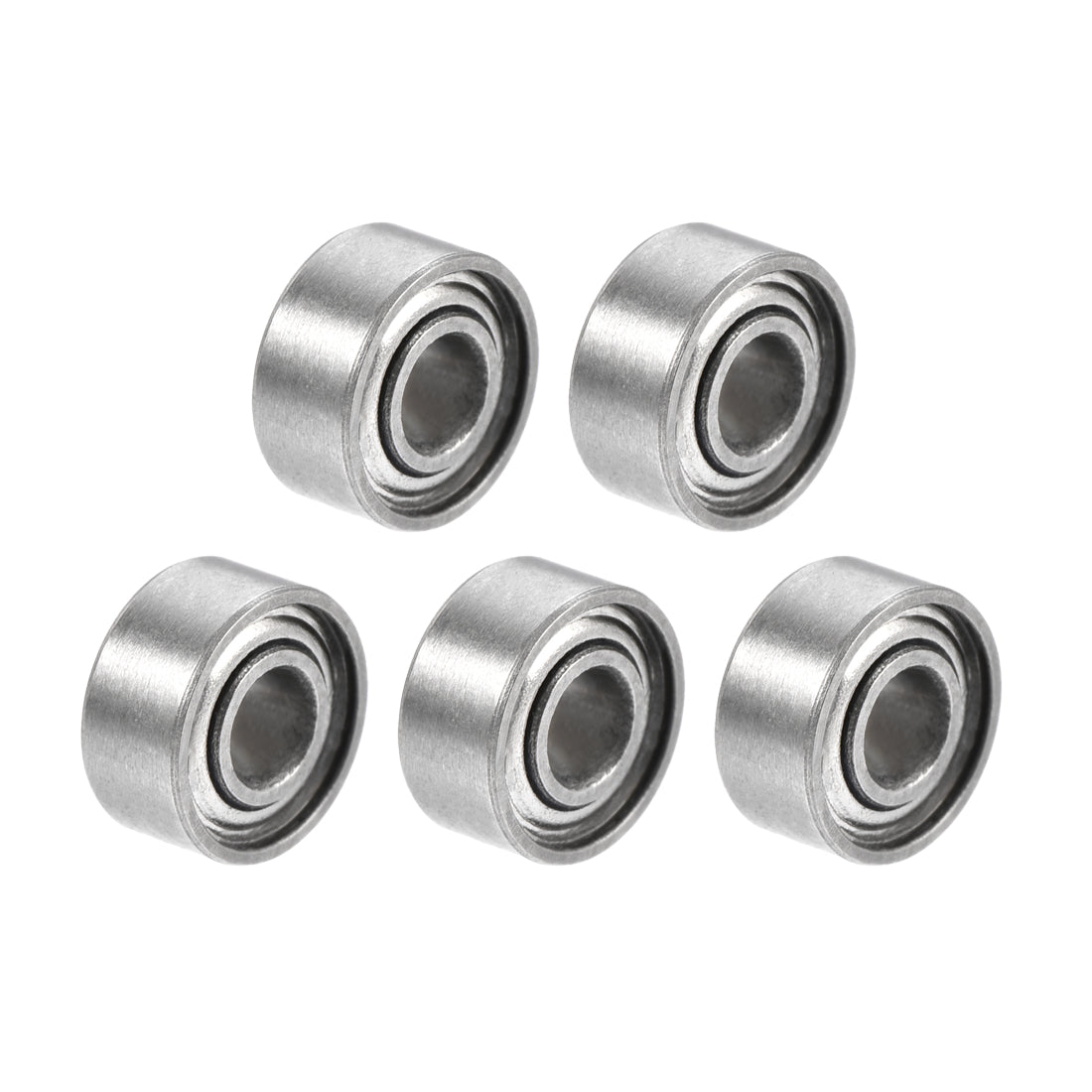 uxcell Uxcell S682ZZ Stainless Steel Ball Bearing 2x5x2.3mm Double Shielded S682 Bearings 5pcs