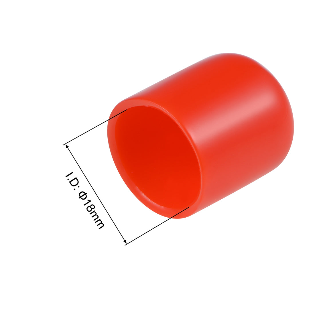 uxcell Uxcell Rubber End Caps Vinyl Round Tube Bolt Cap Cover Thread Protectors