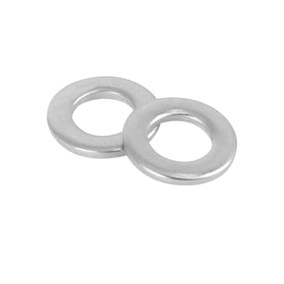 Harfington 55pcs M6 x 12mm x1.2mm Stainless Steel Car Fastener Sealing Flat Washer Gaskets