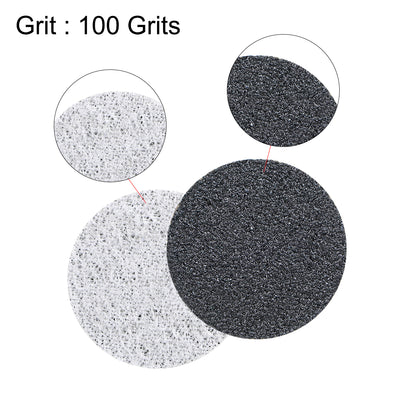 Harfington Uxcell 1-Inch Hook and Loop Sanding Disc Wet / Dry Silicon Carbide 800 Grit 25 Pcs