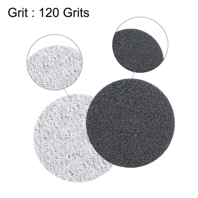 Harfington Uxcell 1-Inch Hook and Loop Sanding Disc Wet / Dry Silicon Carbide 800 Grit 25 Pcs