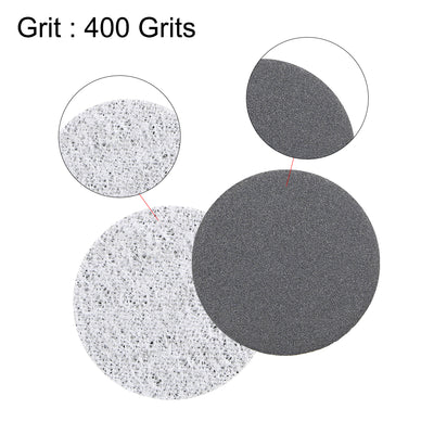 Harfington Uxcell 1-Inch Hook and Loop Sanding Disc Wet / Dry Silicon Carbide 800 Grit 25 Pcs