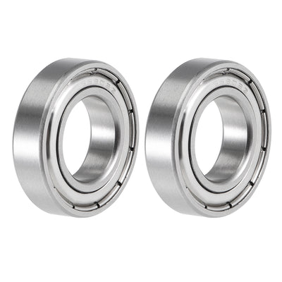 Harfington Uxcell Deep Groove Ball Bearings Thin Section Double Shield Stainless Steel