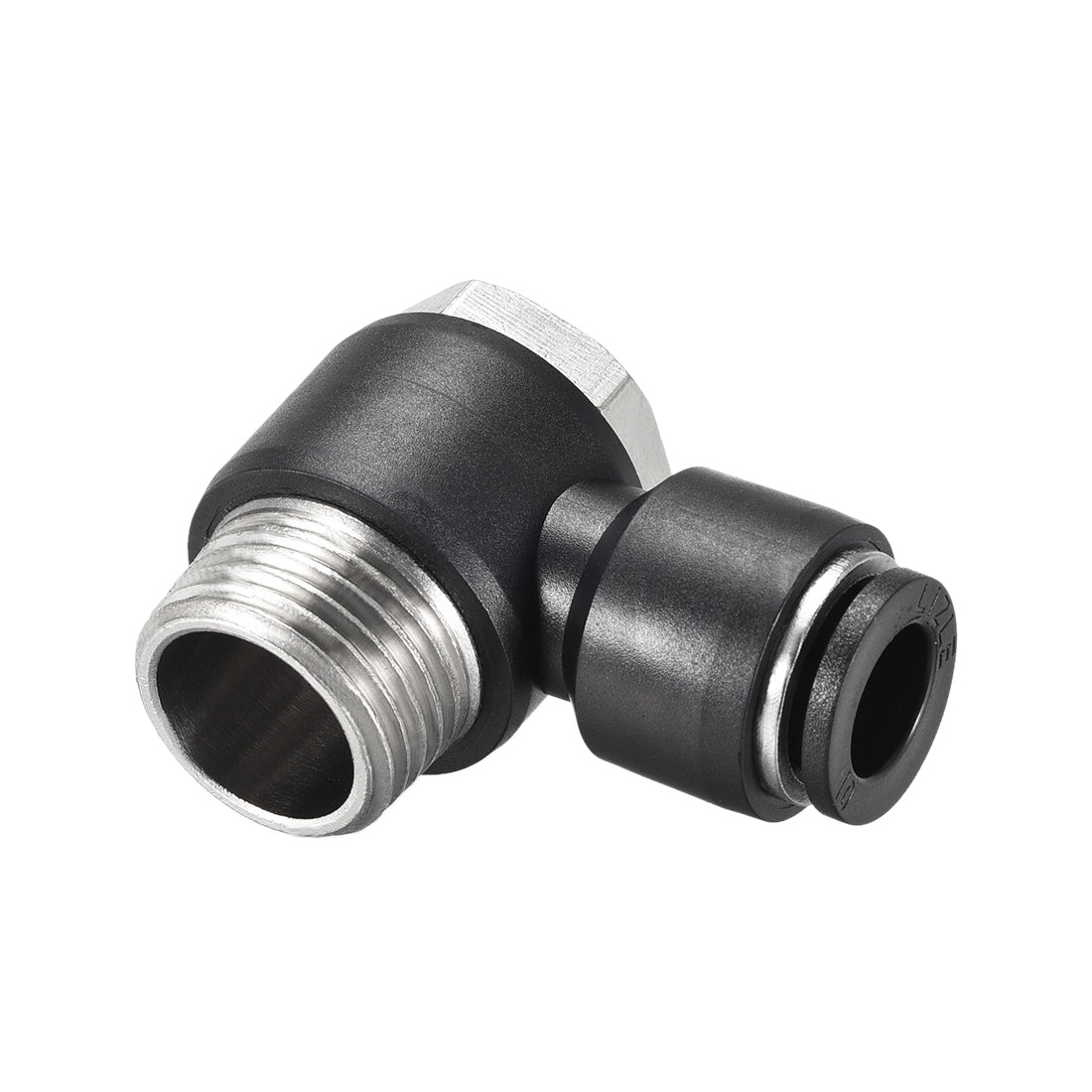 Harfington Pneumatic Push to Connect Tube Fitting to Male Thread Elbow