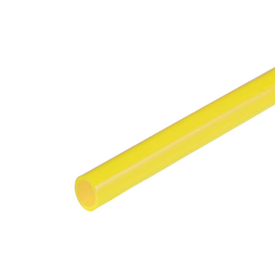 Harfington Uxcell Silicone Tube, 4mm ID x 6mm OD 1m/3.3ft Tubing Yellow
