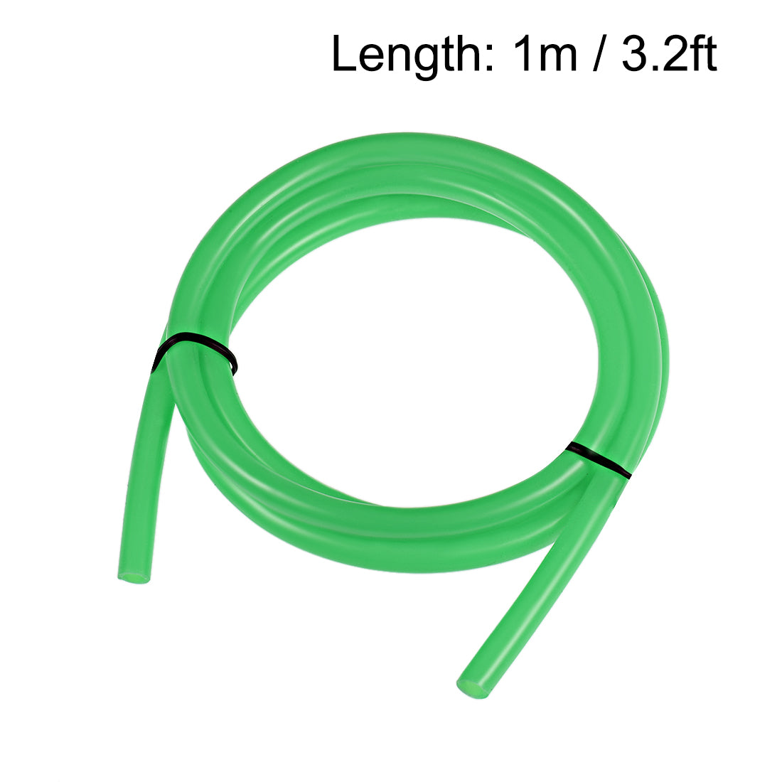 Uxcell Uxcell Silicone Tube, 4mm ID x 6mm OD 1m/3.3ft  Tubing Green