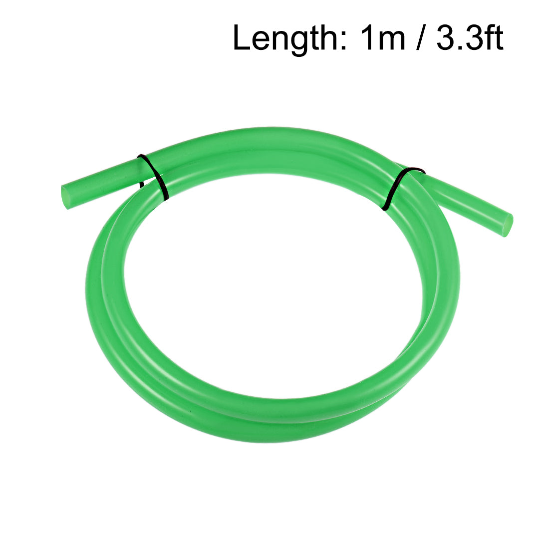 Uxcell Uxcell Silicone Tube, 4mm ID x 6mm OD 1m/3.3ft  Tubing Green