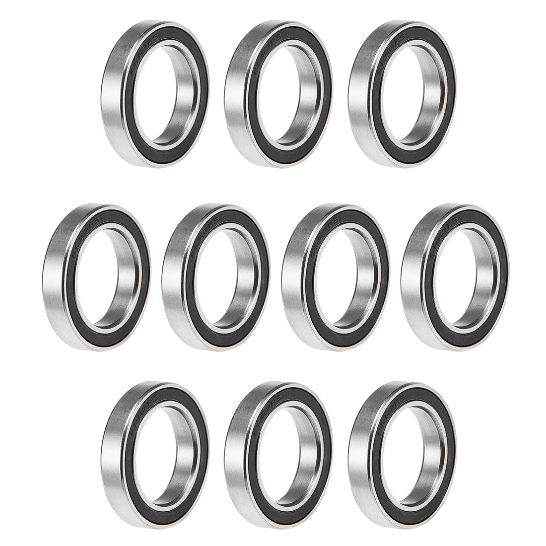 uxcell Uxcell Deep Groove Ball Bearings Thin Section Double Sealed Chrome Steel ABEC3