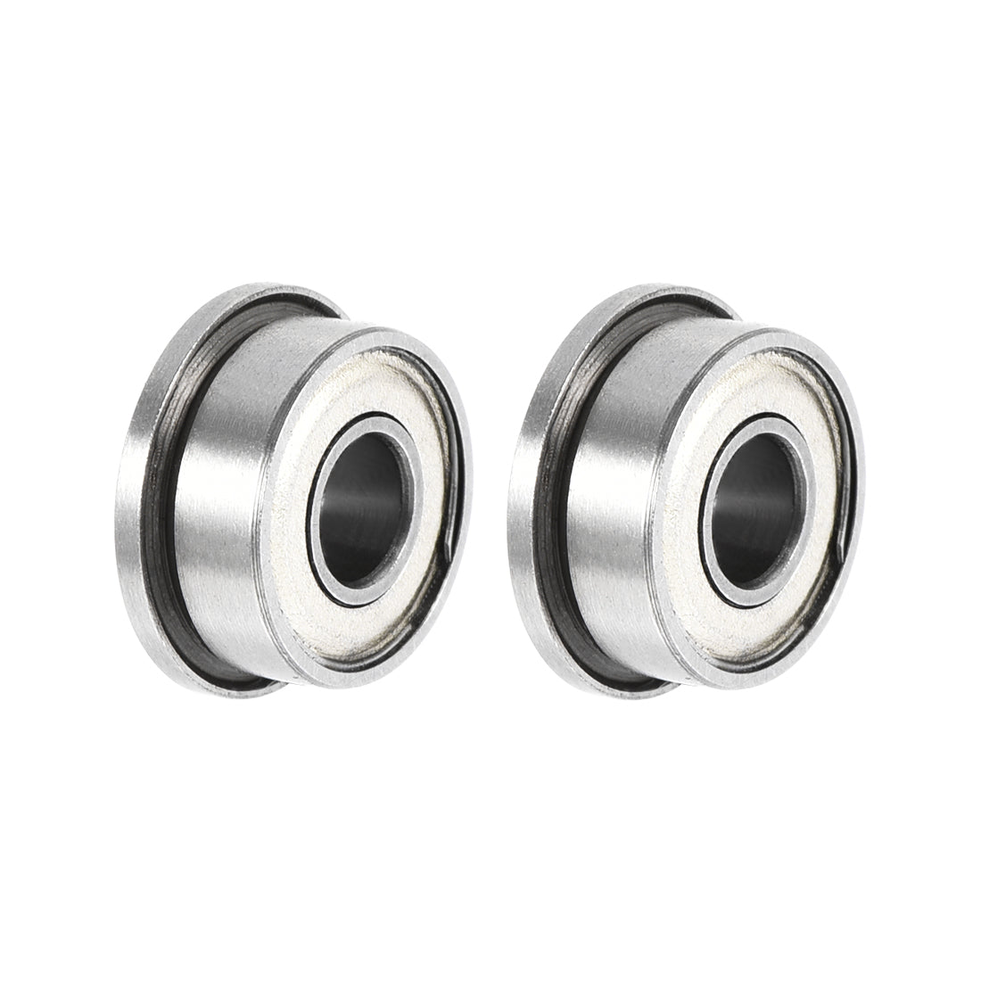 uxcell Uxcell FR2-5zz Flange Ball Bearing 1/8"x5/16"x9/64" Shielded Chrome Steel Bearings 2pcs