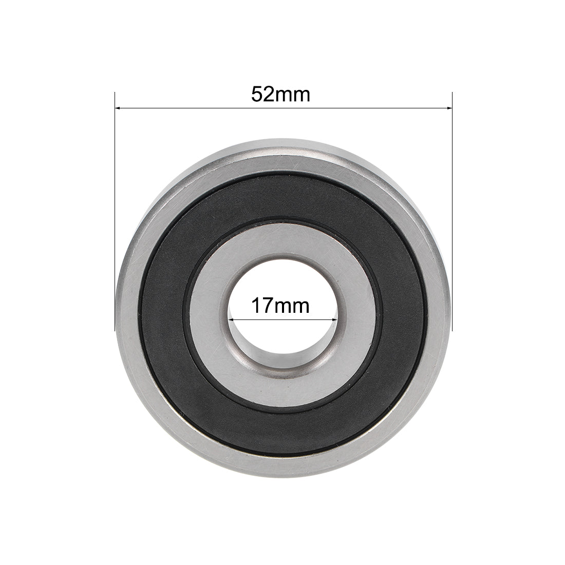 uxcell Uxcell Deep Groove Ball Bearings Double Sealed Chrome Steel