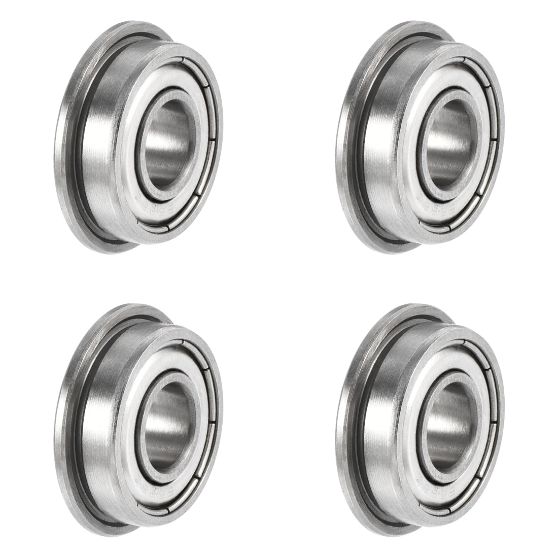 uxcell Uxcell S698Z Flange Ball Bearing 8x19x6mm Double Shielded 440c Stainless Steel Bearings 4pcs