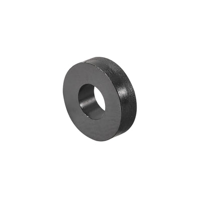 Harfington Uxcell ABS Round Spacer Washer Unthreaded Black 500Pcs, for 3D Printer TV Wall Mount Outlet Pegboard Motorbike