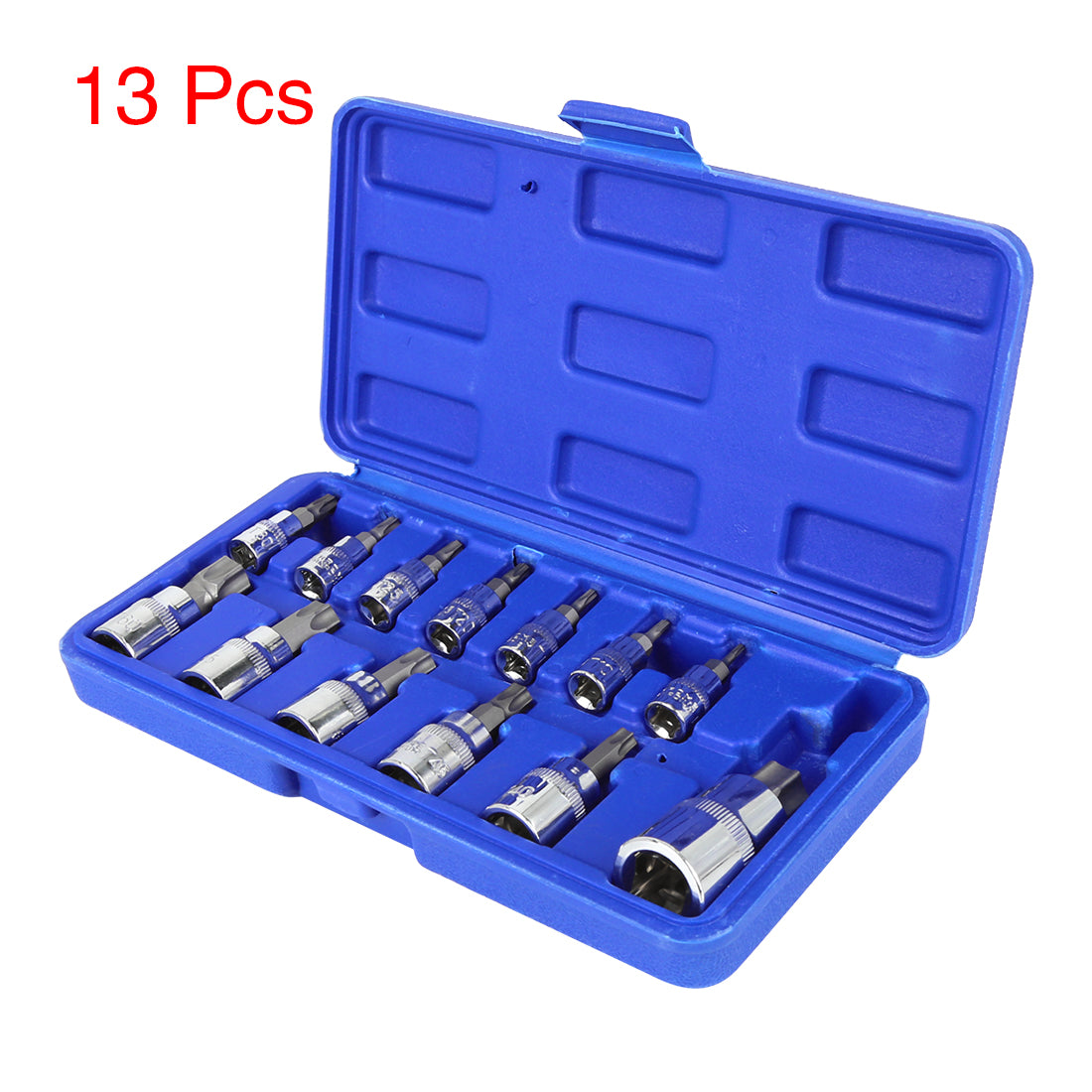 Harfington 13 Pcs Spanner Socket Set Screwdriver Ratchet Kit Mixed Repair Tools for Car