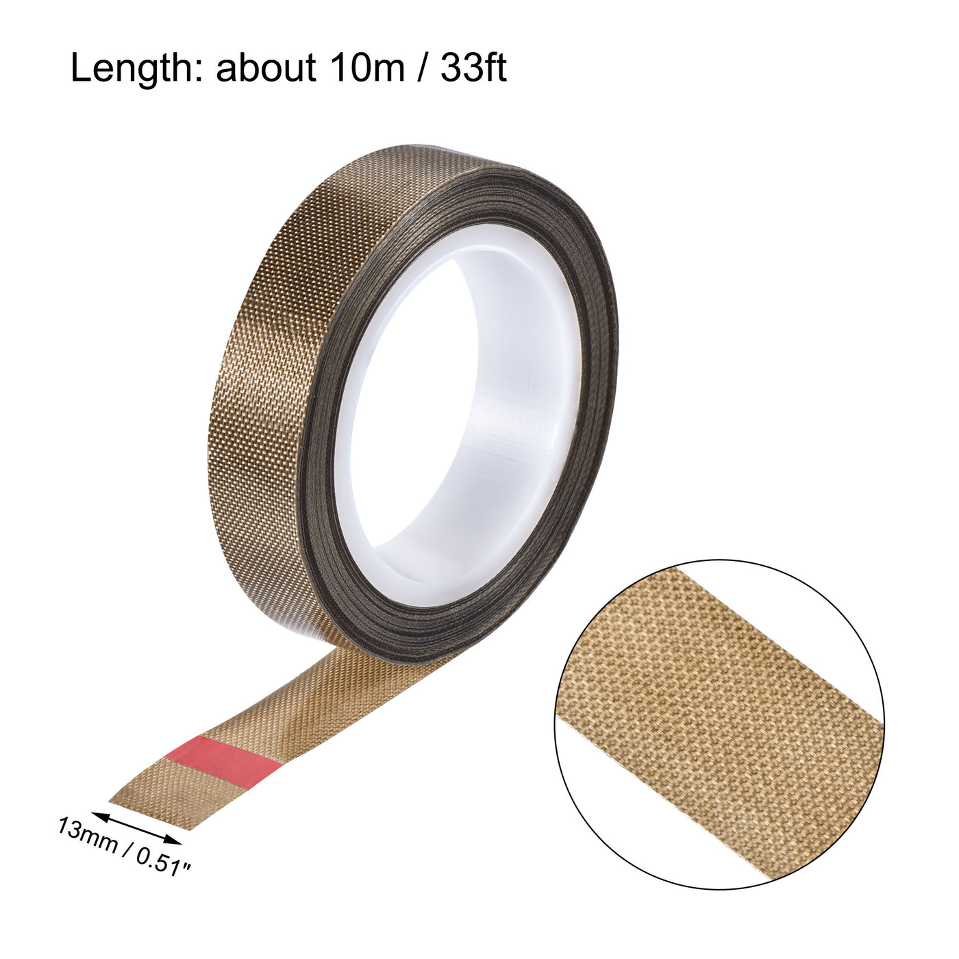 uxcell Heat Resistant Tape High Temperature Heat Transfer Tape