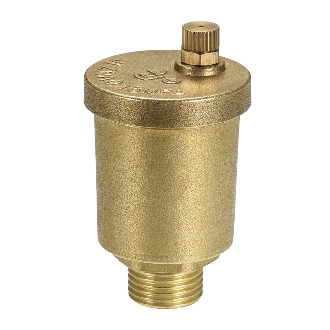 Uxcell Uxcell G1/2 Male Thread Air Vent Valve Brass Air Release Valve 39mm Outer Diameter Bleeder Valve