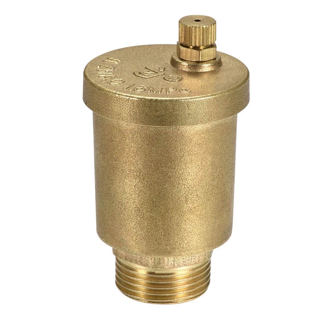 Uxcell Uxcell G1/2 Male Thread Air Vent Valve Brass Air Release Valve 39mm Outer Diameter Bleeder Valve