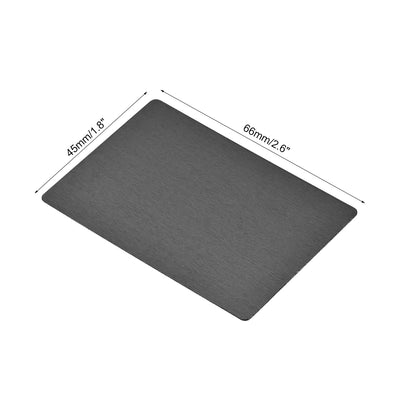 Harfington Uxcell Blank Metal Card Anodized Aluminum Plates for DIY Laser Printing