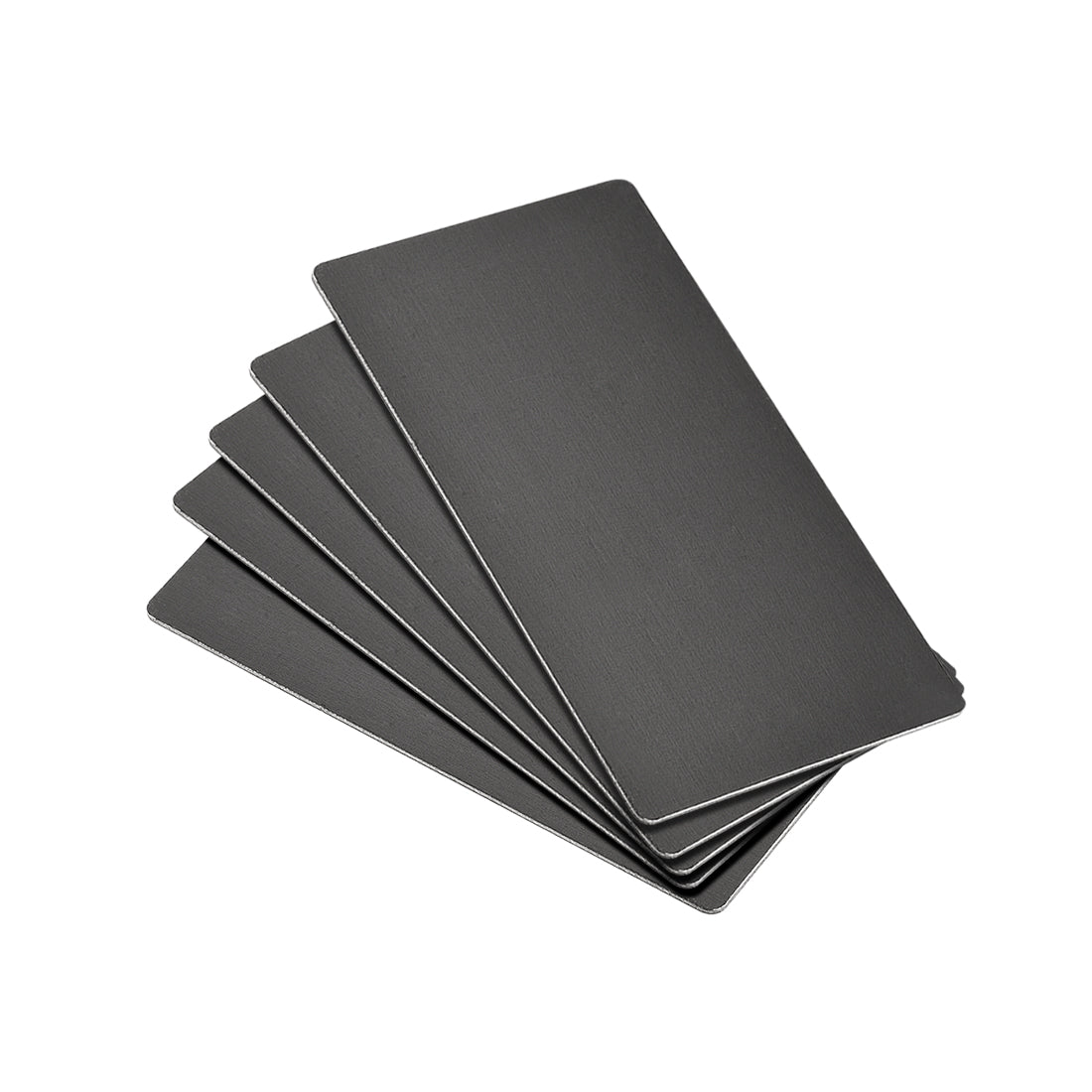 uxcell Uxcell Blank Metal Card Anodized Aluminum Plates for DIY Laser Printing