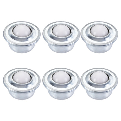 Harfington Uxcell Ball Transfer Bearing Unit mm Lbs Nylon Drop-in Type for Transmission 6pcs