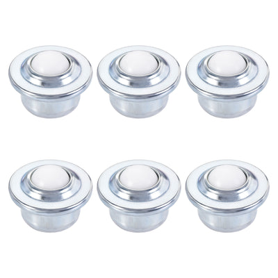 Harfington Uxcell Ball Transfer Bearing Unit mm Lbs Nylon Drop-in Type for Transmission 6pcs