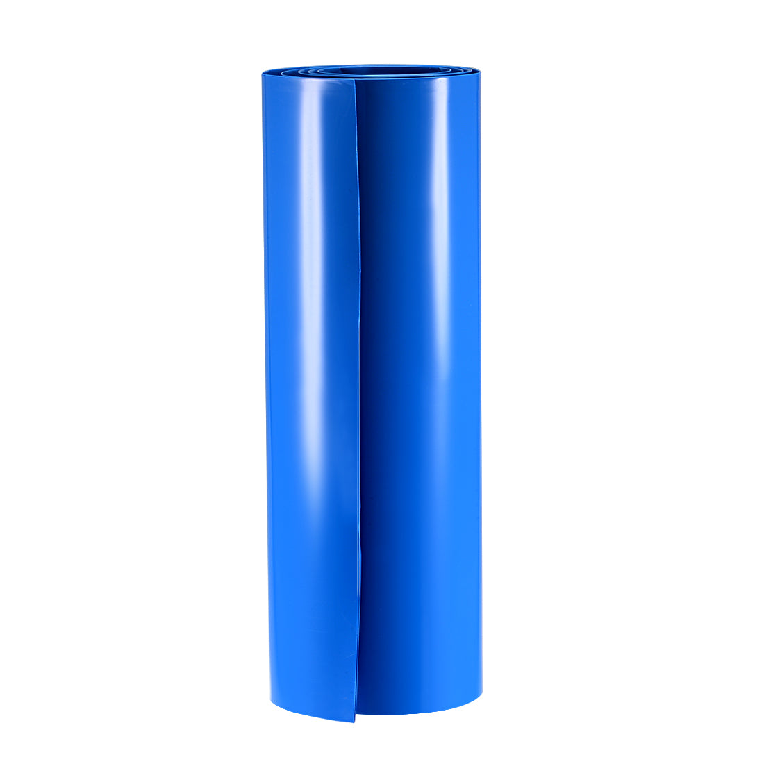 uxcell Uxcell Battery Wrap, 240mm Width 1m PVC Heat Shrink Tube Wraps Blue