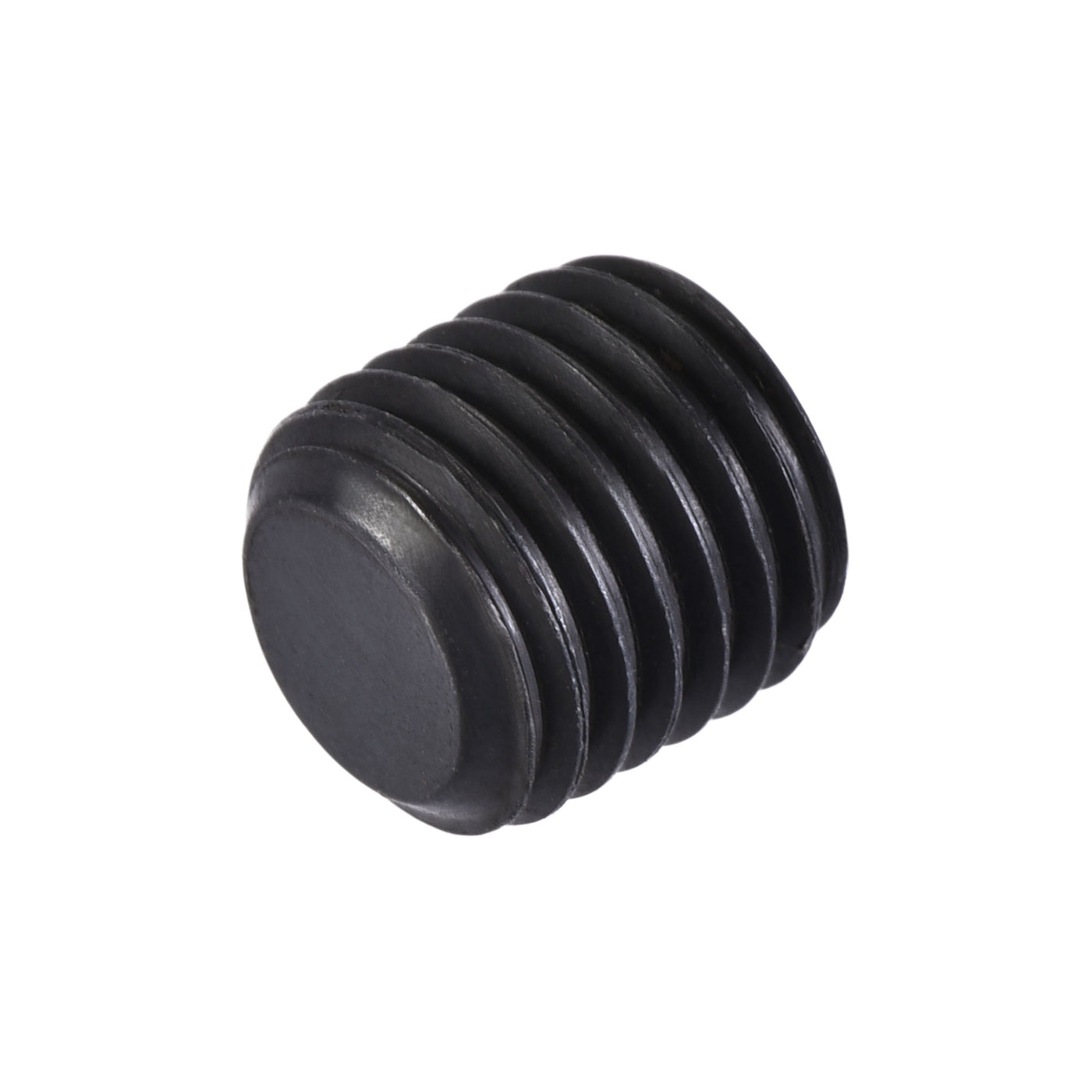 Uxcell Uxcell Carbon Steel Internal Hex M10x1.5 Male Thread Socket Pipe Plug Black 20Pcs