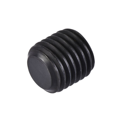 Harfington Uxcell Carbon Steel Internal Hex M10x1.5 Male Thread Socket Pipe Plug Black 20Pcs