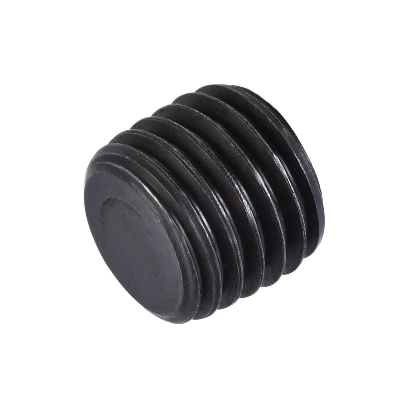 Uxcell Uxcell Carbon Steel Internal Hex M12x1.5 Male Thread Socket Pipe Plug Black 25Pcs