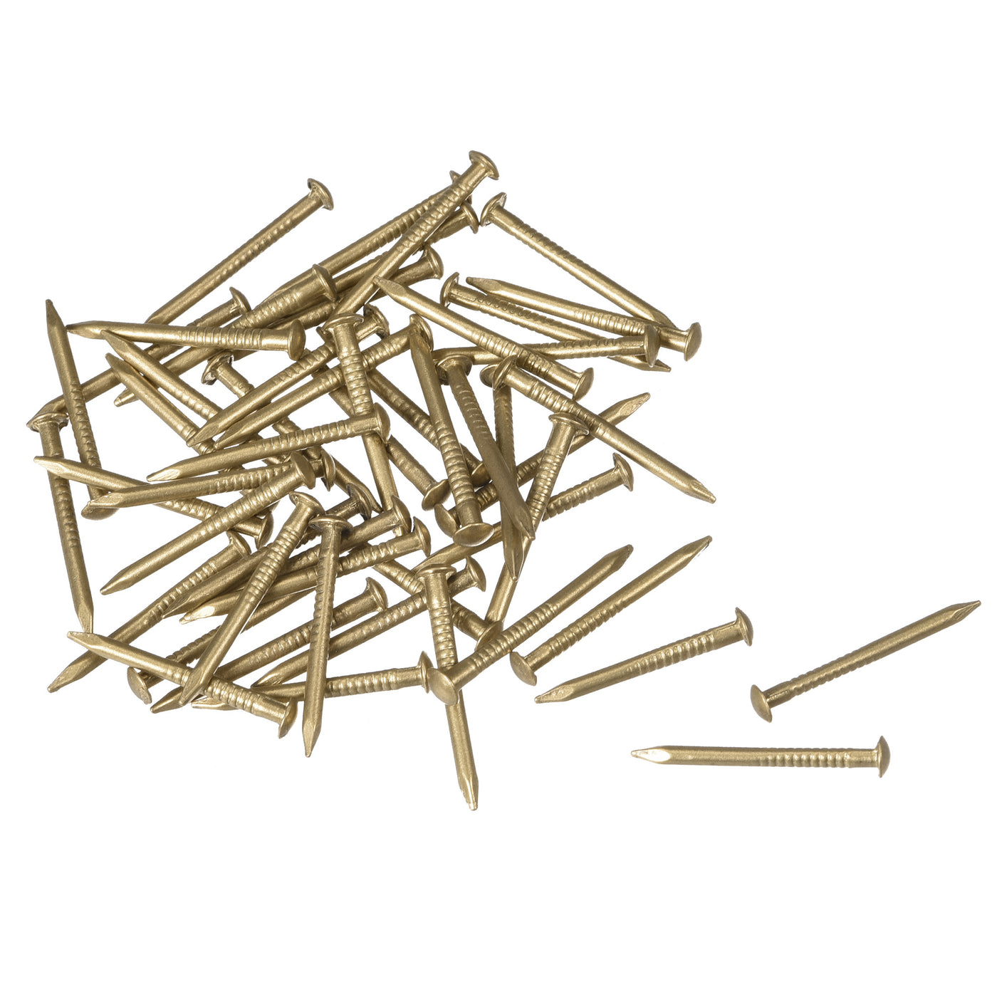 uxcell Uxcell Small Tiny Brass Nails, for DIY Pictures Wooden Boxes Household Accessories