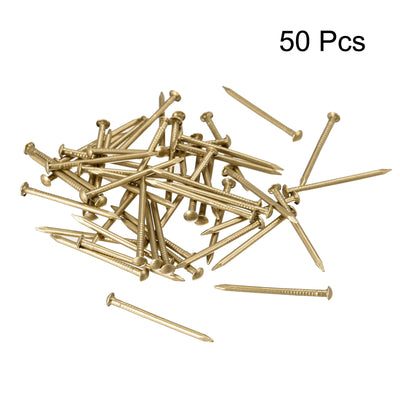 Harfington Uxcell Small Tiny Brass Nails, for DIY Pictures Wooden Boxes Household Accessories