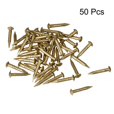 Harfington Uxcell Small Tiny Brass Nails, for DIY Pictures Wooden Boxes Household Accessories