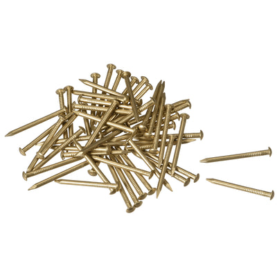 Harfington Uxcell Small Tiny Brass Nails, for DIY Pictures Wooden Boxes Household Accessories