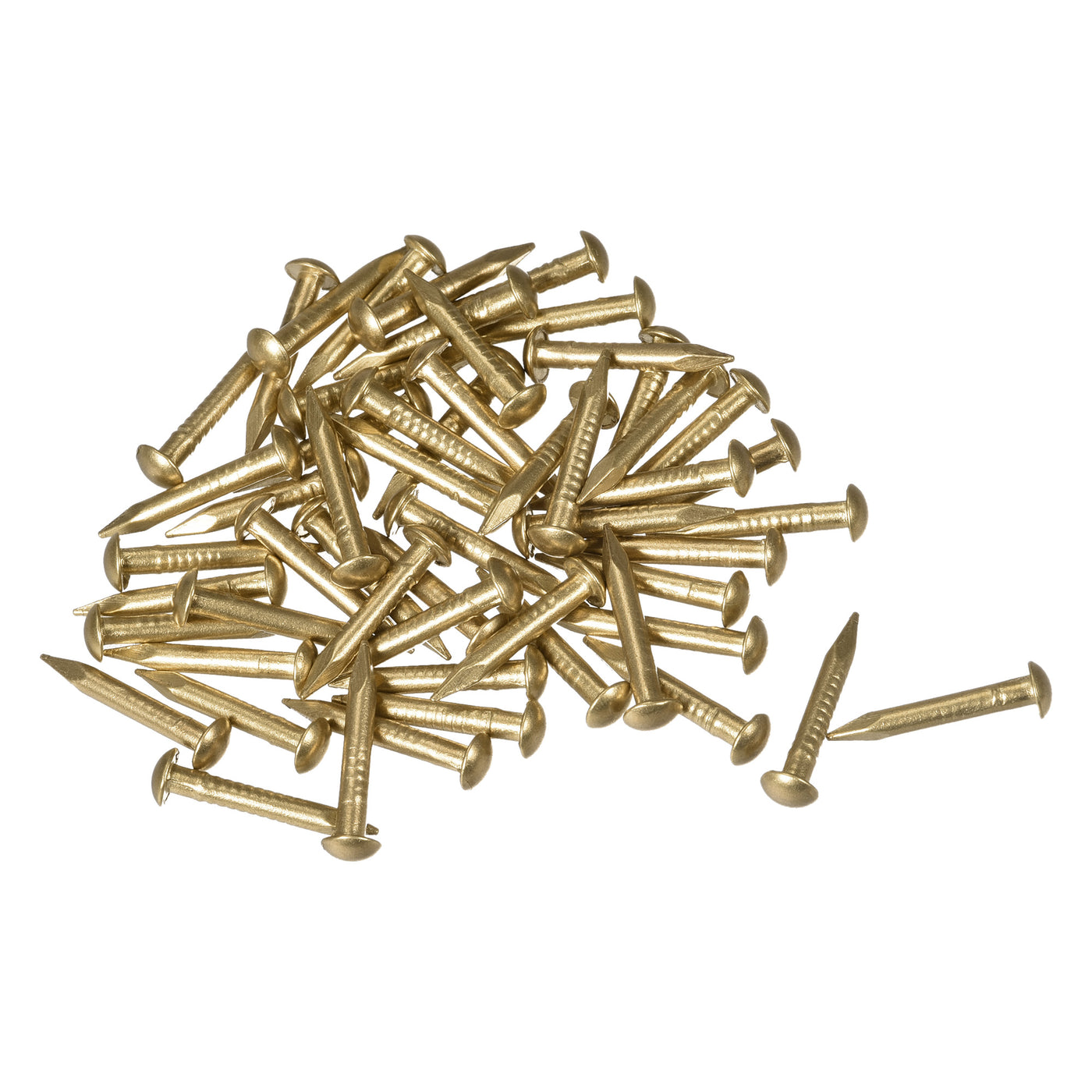 uxcell Uxcell Small Tiny Brass Nails, for DIY Pictures Wooden Boxes Household Accessories